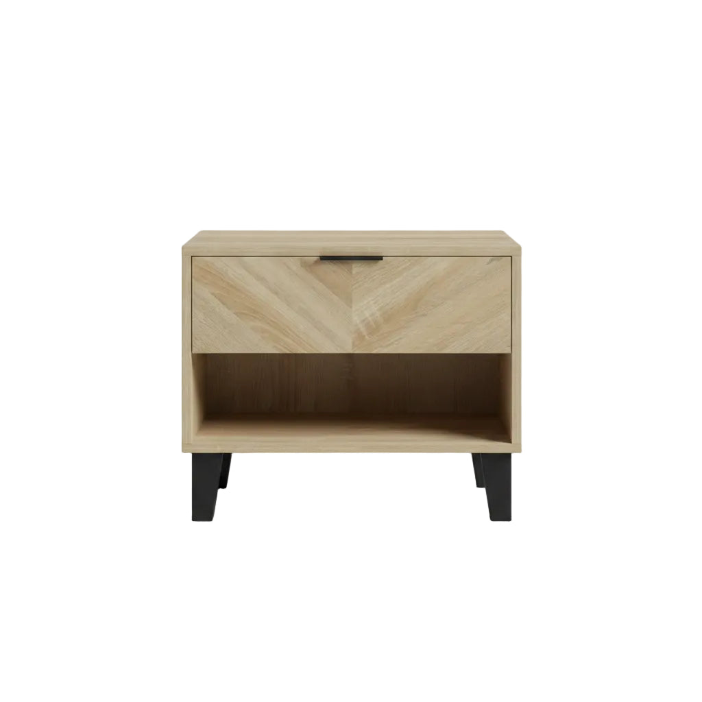 Stockholm Chevron  Bedroom Furniture in Sonama Oak