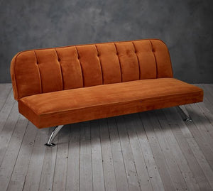 Brighton sofa bed in orange colour