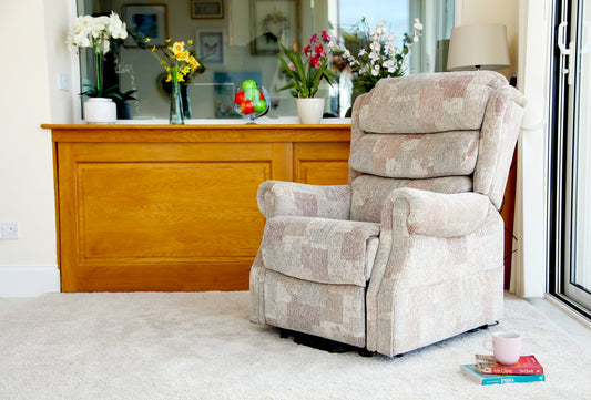 Lincoln lift and rise recliner Autumn Mosaic