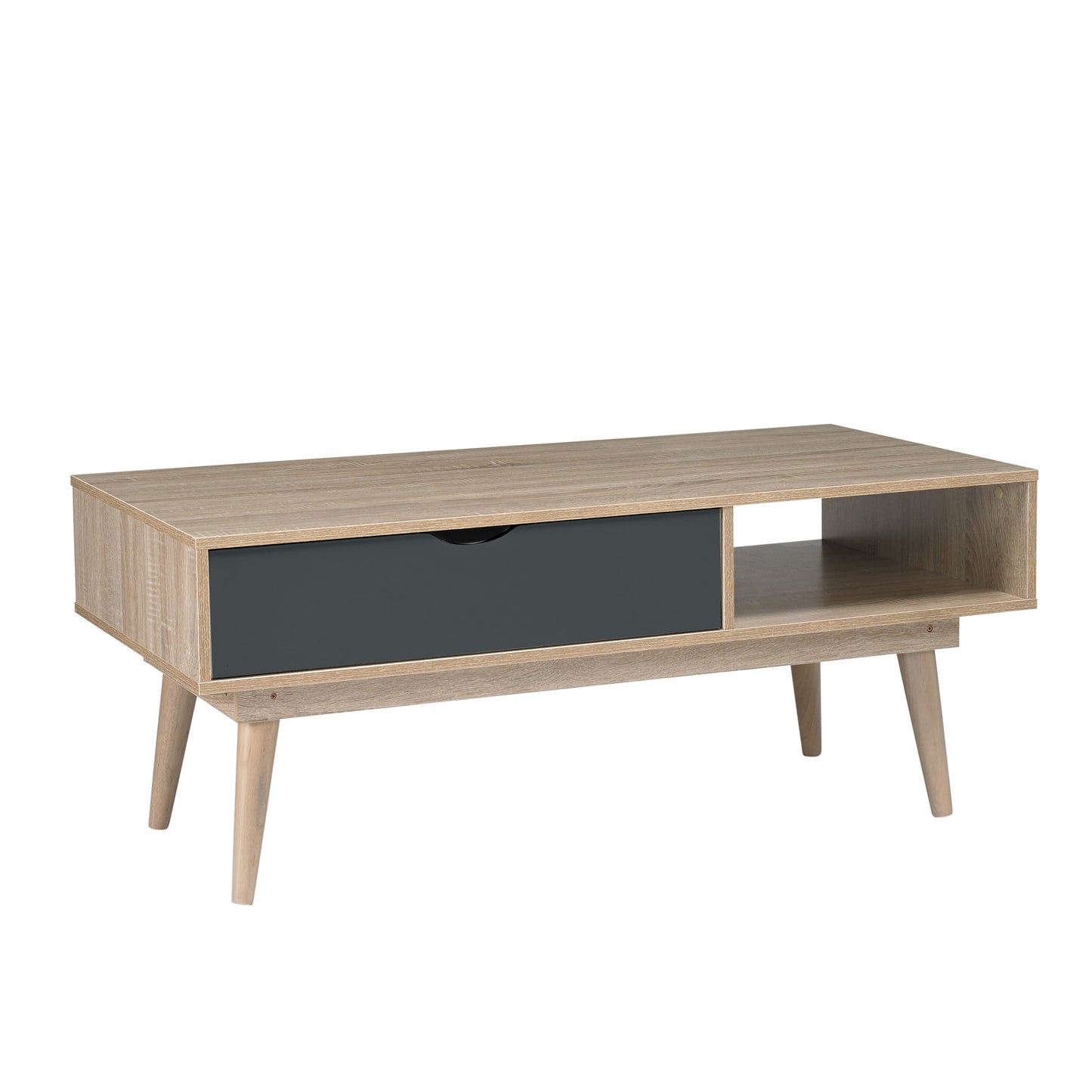 Scandi coffee table Grey & Light oak-glenwood furnishings