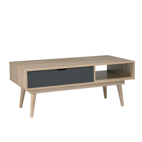 Scandi coffee table Grey & Light oak-glenwood furnishings