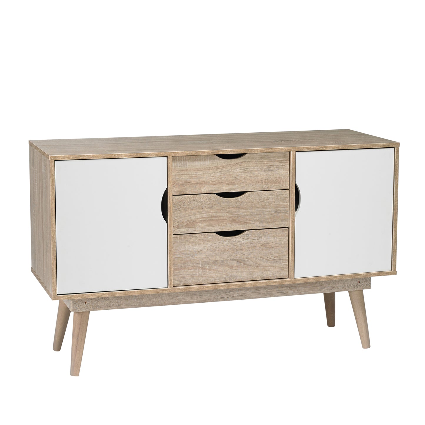 Scandi Sideboard doors and drawers closed-glenwood furnishings