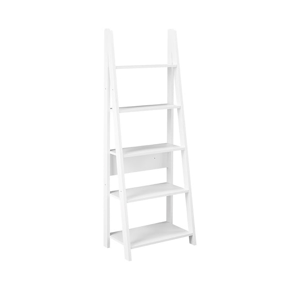 Tiva ladder bookcase white